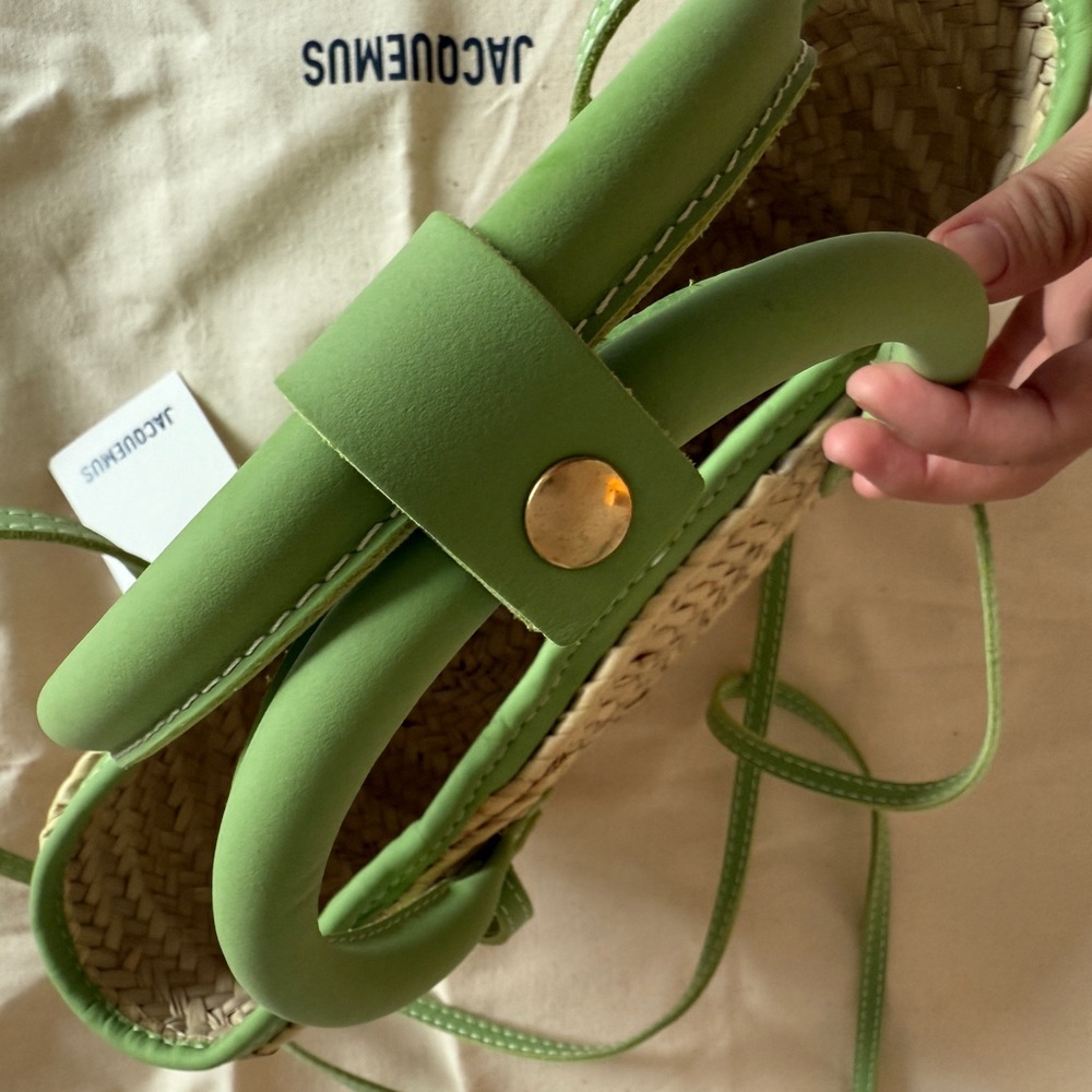Jacquemus Light Green Le Panier Soli bag - Picture 2 of 4